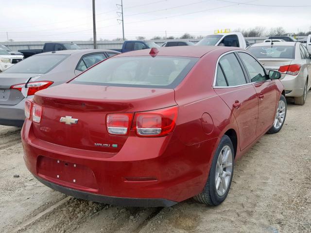 1G11D5RR2DF103794 - 2013 CHEVROLET MALIBU 1LT RED photo 4