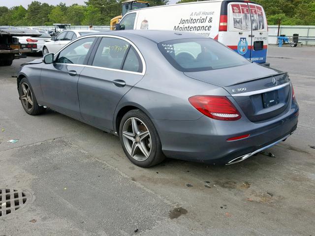 WDDZF4KB4HA086520 - 2017 MERCEDES-BENZ E 300 4MAT GRAY photo 3