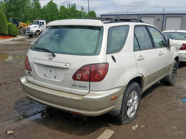 JT6HF10U3X0058759 - 1999 LEXUS RX 300 WHITE photo 4