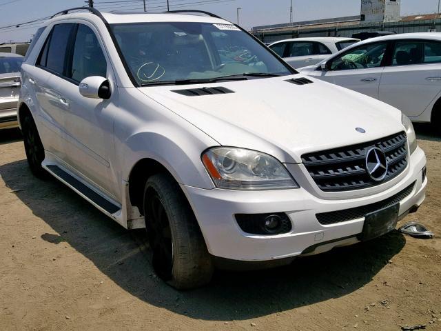 4JGBB86E06A088101 - 2006 MERCEDES-BENZ ML 350 WHITE photo 1