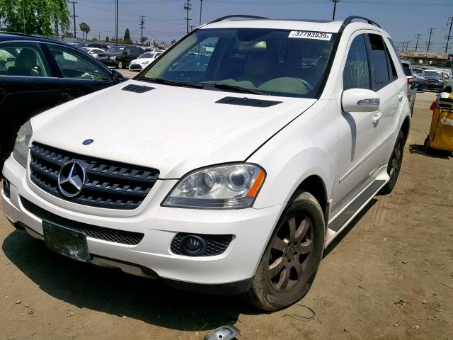 4JGBB86E06A088101 - 2006 MERCEDES-BENZ ML 350 WHITE photo 2