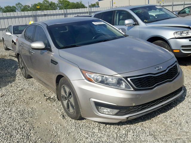 KNAGM4AD3C5022168 - 2012 KIA OPTIMA HYB GRAY photo 1