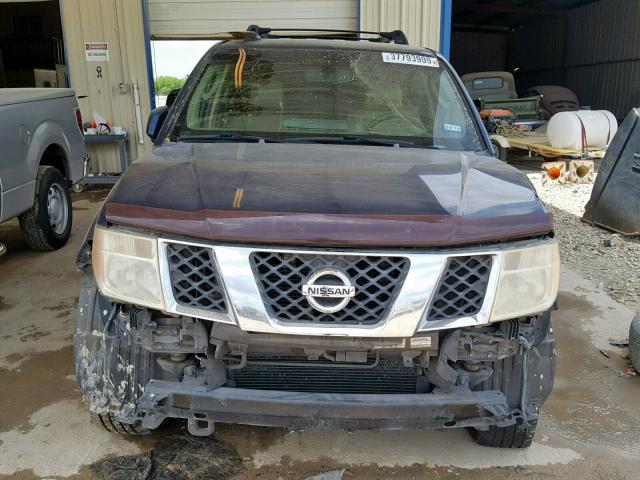 5N1AR18UX7C626523 - 2007 NISSAN PATHFINDER BLUE photo 9