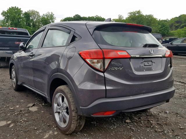 3CZRU6H3XKG700064 - 2019 HONDA HR-V LX GRAY photo 3