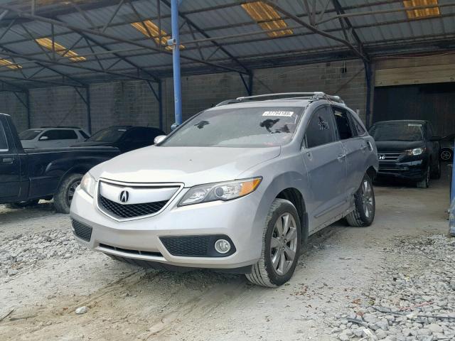 5J8TB3H53EL006083 - 2014 ACURA RDX TECHNO SILVER photo 2