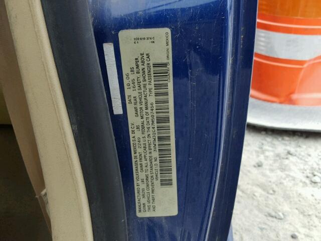 3VWSW31C47M507456 - 2007 VOLKSWAGEN NEW BEETLE Mavi foto 10