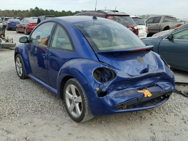 3VWSW31C47M507456 - 2007 VOLKSWAGEN NEW BEETLE Mavi foto 3