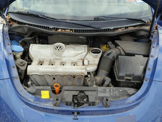 3VWSW31C47M507456 - 2007 VOLKSWAGEN NEW BEETLE Mavi foto 7