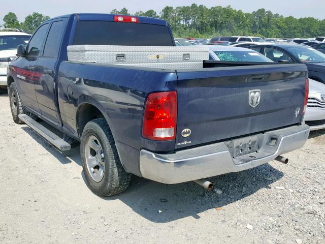 1C6RD6FK8CS200325 - 2012 DODGE RAM 1500 S BLUE photo 3