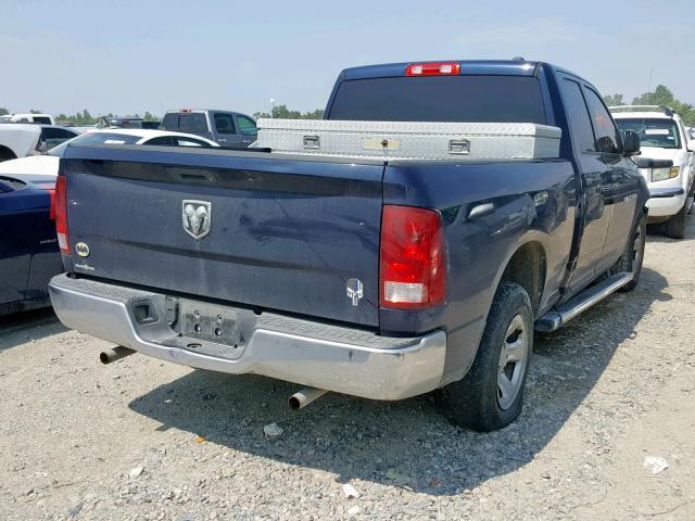 1C6RD6FK8CS200325 - 2012 DODGE RAM 1500 S BLUE photo 4