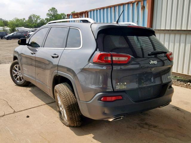 1C4PJMCS0FW570294 - 2015 JEEP CHEROKEE L GRAY photo 3