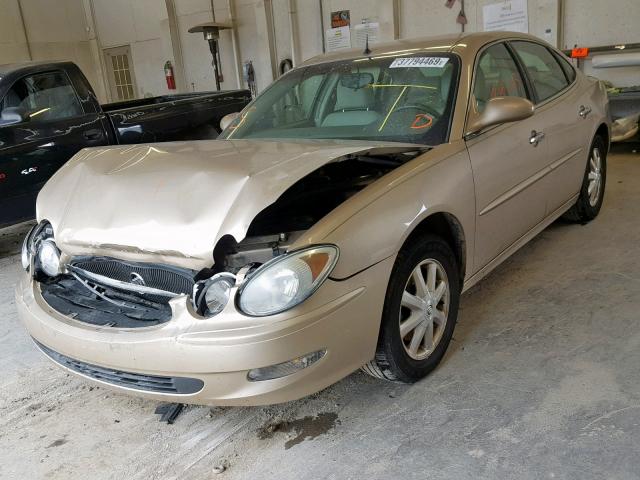 2G4WD532051255389 - 2005 BUICK LACROSSE C GOLD photo 2