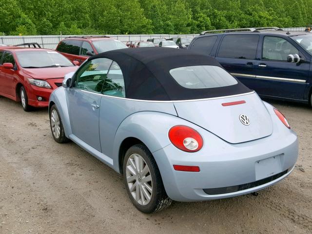 3VWRG3AL6AM009746 - 2010 VOLKSWAGEN NEW BEETLE Mavi foto 3