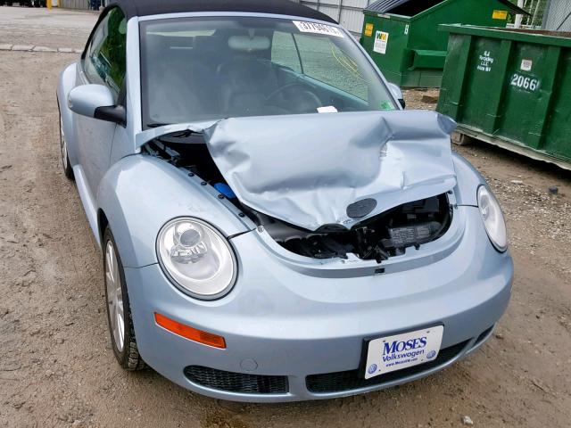 3VWRG3AL6AM009746 - 2010 VOLKSWAGEN NEW BEETLE Mavi foto 9