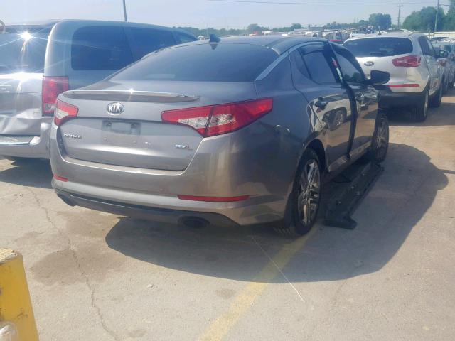 5XXGR4A6XDG151432 - 2013 KIA OPTIMA SX CHARCOAL photo 4