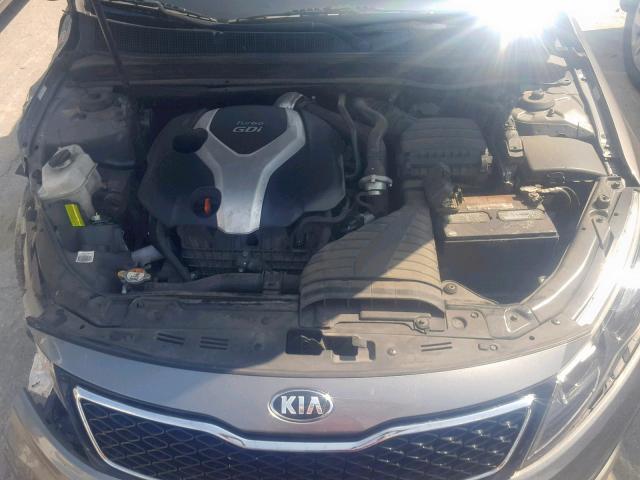 5XXGR4A6XDG151432 - 2013 KIA OPTIMA SX CHARCOAL photo 7