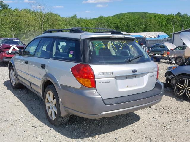 4S4BP61C367306086 - 2006 SUBARU LEGACY OUT SILVER photo 3