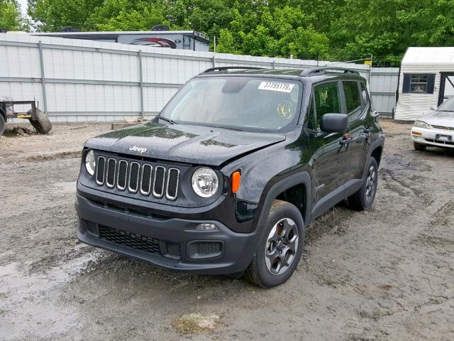 ZACCJBAB1JPH51514 - 2018 JEEP RENEGADE S 黑色 照片 2