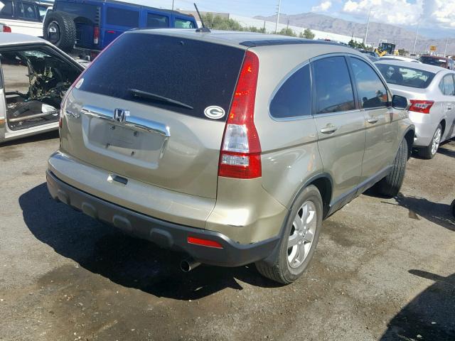 JHLRE38789C006851 - 2009 HONDA CR-V EXL GOLD photo 4