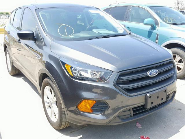 1FMCU0F77JUB24620 - 2018 FORD ESCAPE S GRAY photo 1