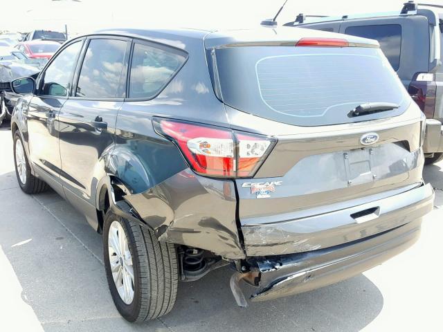 1FMCU0F77JUB24620 - 2018 FORD ESCAPE S GRAY photo 3