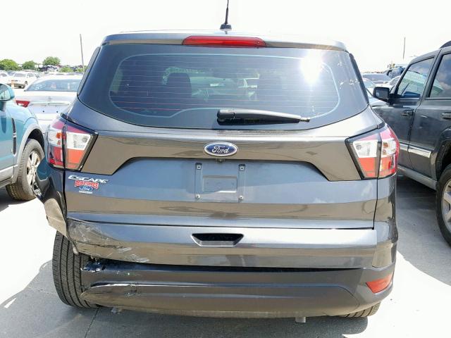 1FMCU0F77JUB24620 - 2018 FORD ESCAPE S GRAY photo 9