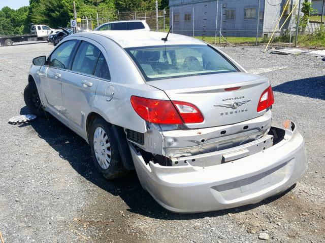 1C3CC4FB2AN139995 - 2010 CHRYSLER SEBRING TO SILVER photo 3