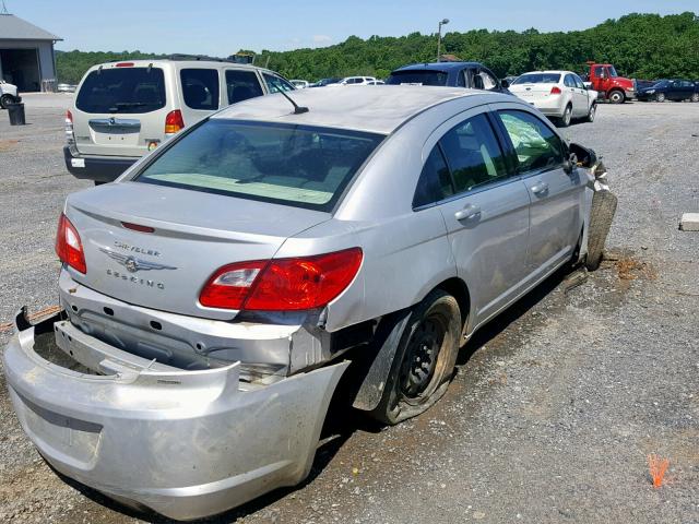 1C3CC4FB2AN139995 - 2010 CHRYSLER SEBRING TO SILVER photo 4