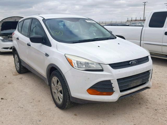 1FMCU0F76DUC93208 - 2013 FORD ESCAPE S WHITE photo 1