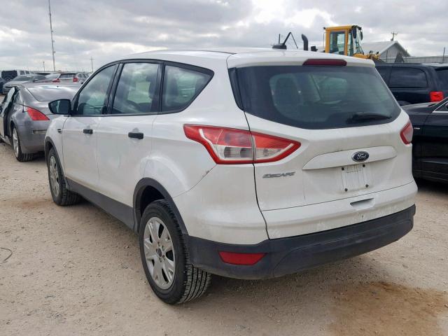 1FMCU0F76DUC93208 - 2013 FORD ESCAPE S WHITE photo 3