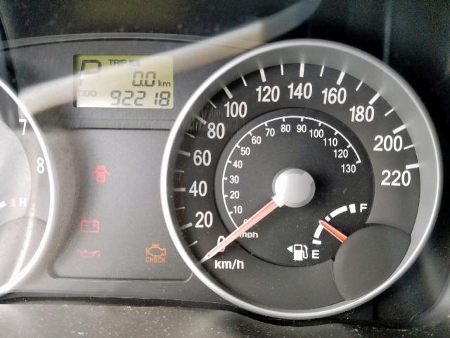 KMHCN35C27U007436 - 2007 HYUNDAI ACCENT BAS BLUE photo 8