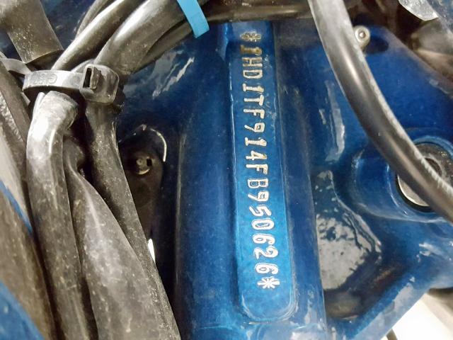 1HD1TF914FB950626 - 2015 HARLEY-DAVIDSON FLHTNSE CV BLUE photo 20