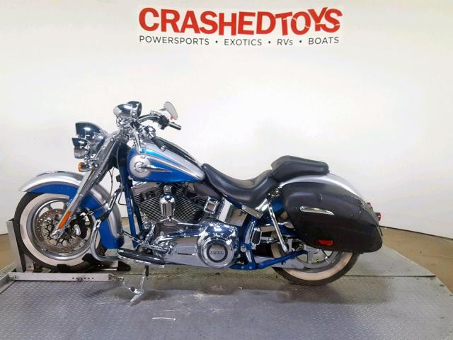 1HD1TF914FB950626 - 2015 HARLEY-DAVIDSON FLHTNSE CV BLUE photo 5