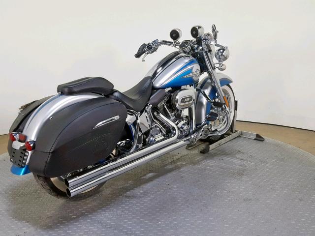 1HD1TF914FB950626 - 2015 HARLEY-DAVIDSON FLHTNSE CV BLUE photo 8