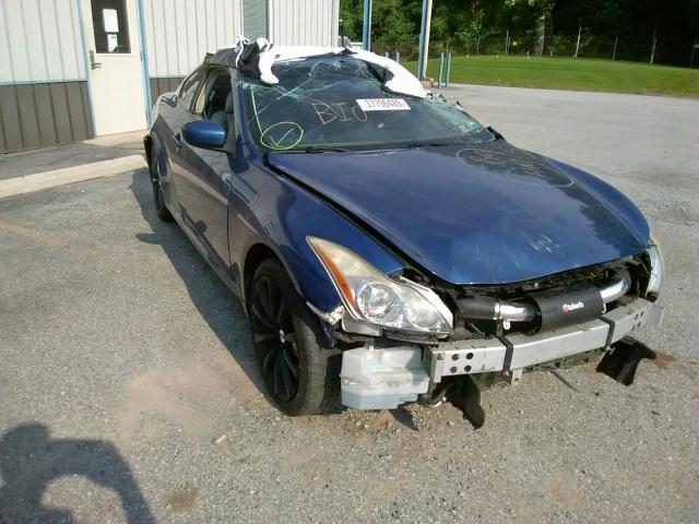 JNKCV64E68M127779 - 2008 INFINITI G37 BASE BLUE photo 1