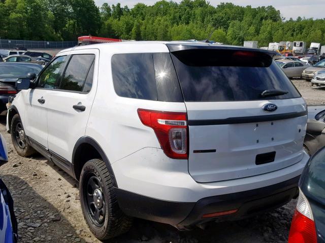 1FM5K8AR8FGB75524 - 2015 FORD EXPLORER P WHITE photo 3