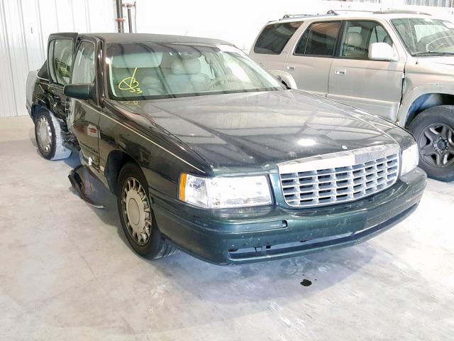 1G6KD54YXXU726917 - 1999 CADILLAC DEVILLE GREEN photo 1