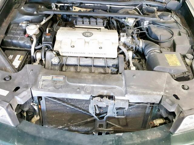 1G6KD54YXXU726917 - 1999 CADILLAC DEVILLE GREEN photo 7