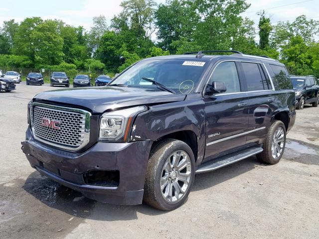 1GKS2CKJ5GR457603 - 2016 GMC YUKON DENA BLACK photo 2