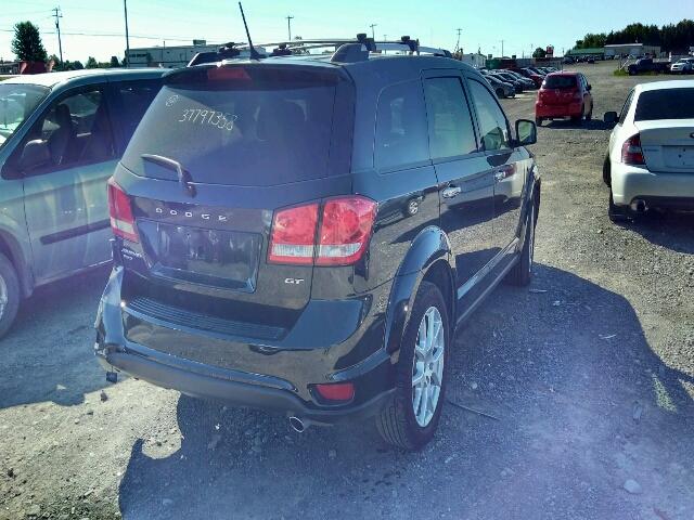 3C4PDDFG4HT648812 - 2017 DODGE JOURNEY GT BLACK photo 4