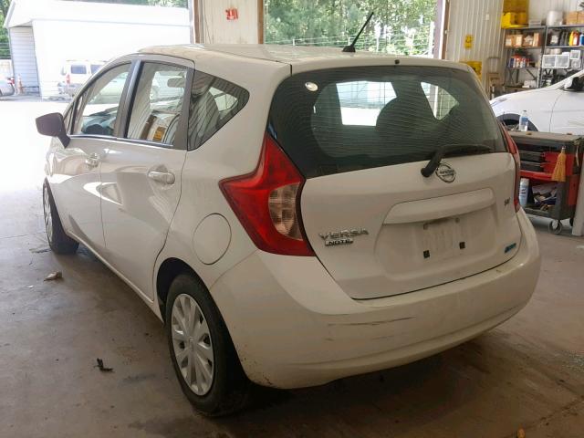 3N1CE2CPXFL427431 - 2015 NISSAN VERSA NOTE WHITE photo 3