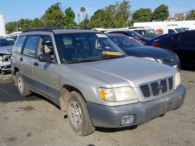 JF1SF63561G768727 - 2001 SUBARU FORESTER L SILVER photo 1