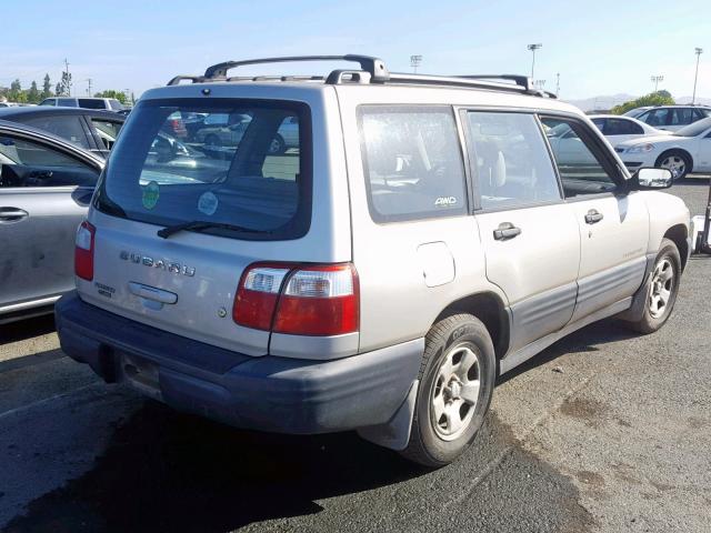 JF1SF63561G768727 - 2001 SUBARU FORESTER L SILVER photo 4