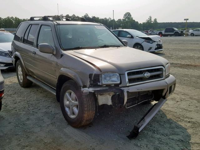 JN8DR09Y41W597317 - 2001 NISSAN PATHFINDER TAN photo 1