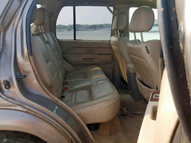 JN8DR09Y41W597317 - 2001 NISSAN PATHFINDER TAN photo 6