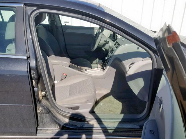 1G1ZC5E0XCF165424 - 2012 CHEVROLET MALIBU 1LT BLACK photo 5