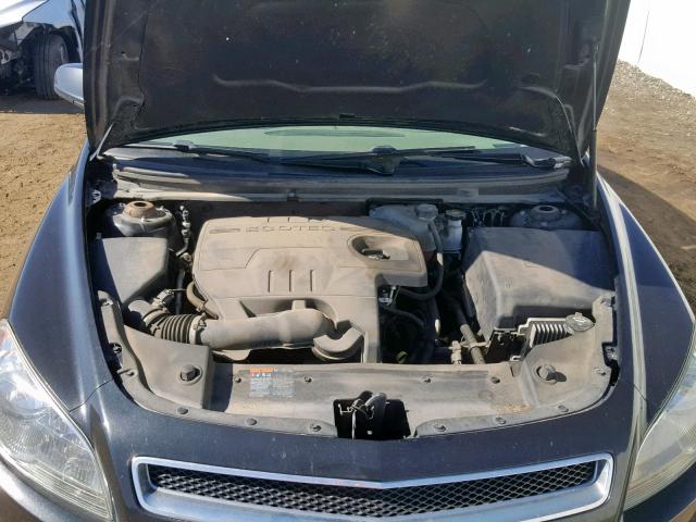 1G1ZC5E0XCF165424 - 2012 CHEVROLET MALIBU 1LT BLACK photo 7