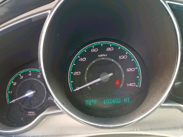 1G1ZC5E0XCF165424 - 2012 CHEVROLET MALIBU 1LT BLACK photo 8