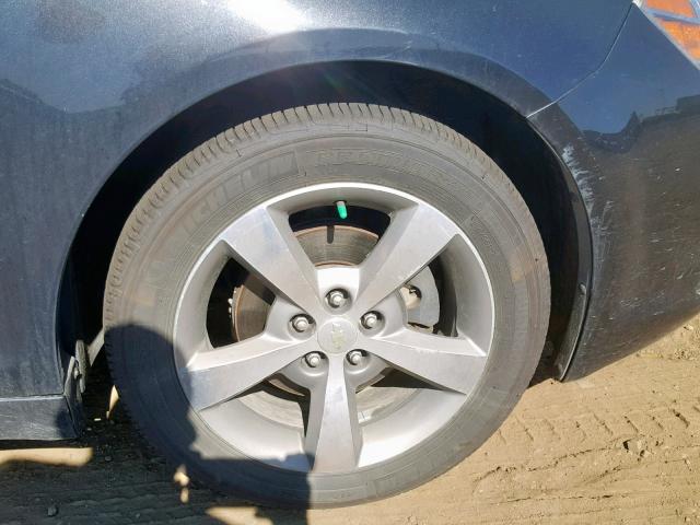 1G1ZC5E0XCF165424 - 2012 CHEVROLET MALIBU 1LT BLACK photo 9