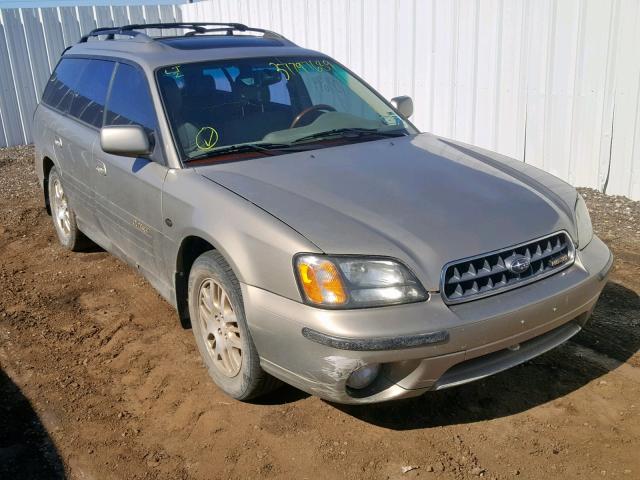 4S3BH806437656220 - 2003 SUBARU LEGACY OUT TAN photo 1